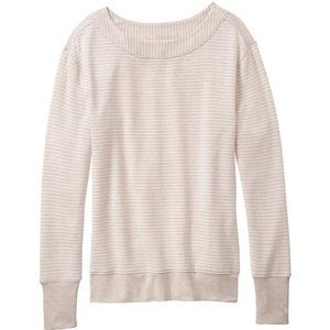 ATHLETA XXS boatneck sweatshirt - white/cream
